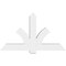 Ekena Millwork Redmond Architectural Grade PVC Gable Bracket, 60"W x 35"H x 6"D x 6"F, 14/12 Pitch GBP060X35X0606RED00 - alternate 3
